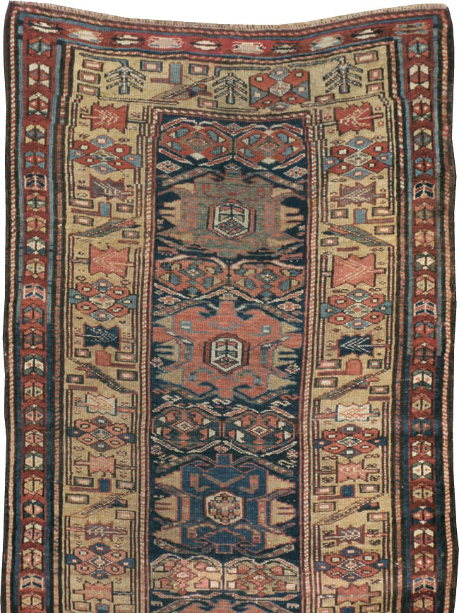Antique Persian Kurdish Runner, No.22295 - Gsblank