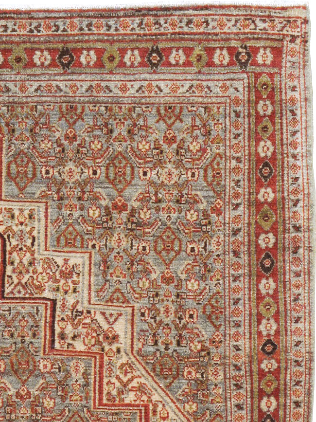Antique Persian Senneh Rug, No.22301 - Gsblank