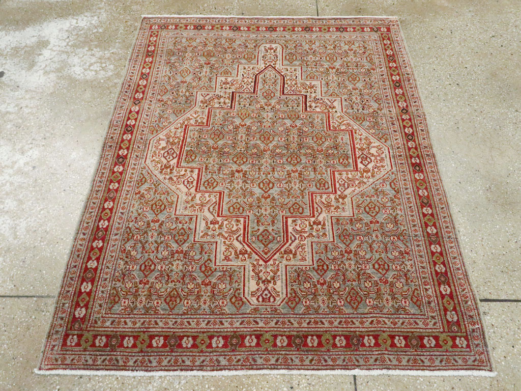 Antique Persian Senneh Rug, No.22301 - Gsblank