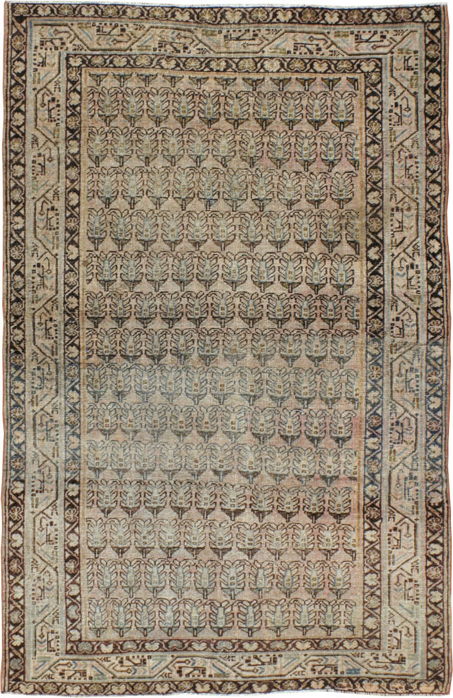 Vintage Persian Mahal Rug, No.22315 - Gsblank