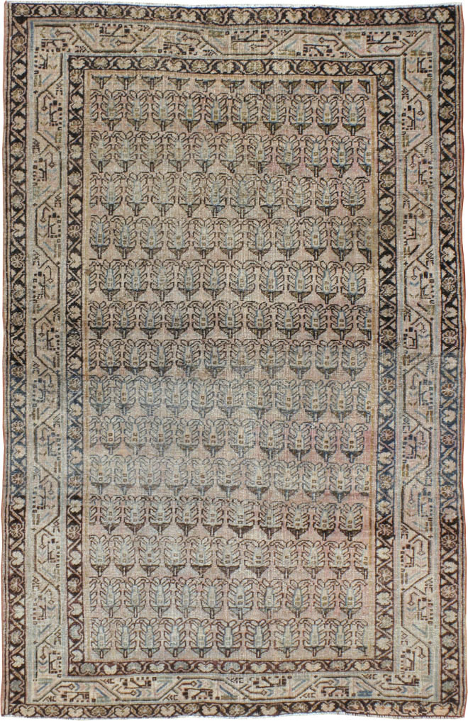 Vintage Persian Mahal Rug, No.22315 - Gsblank