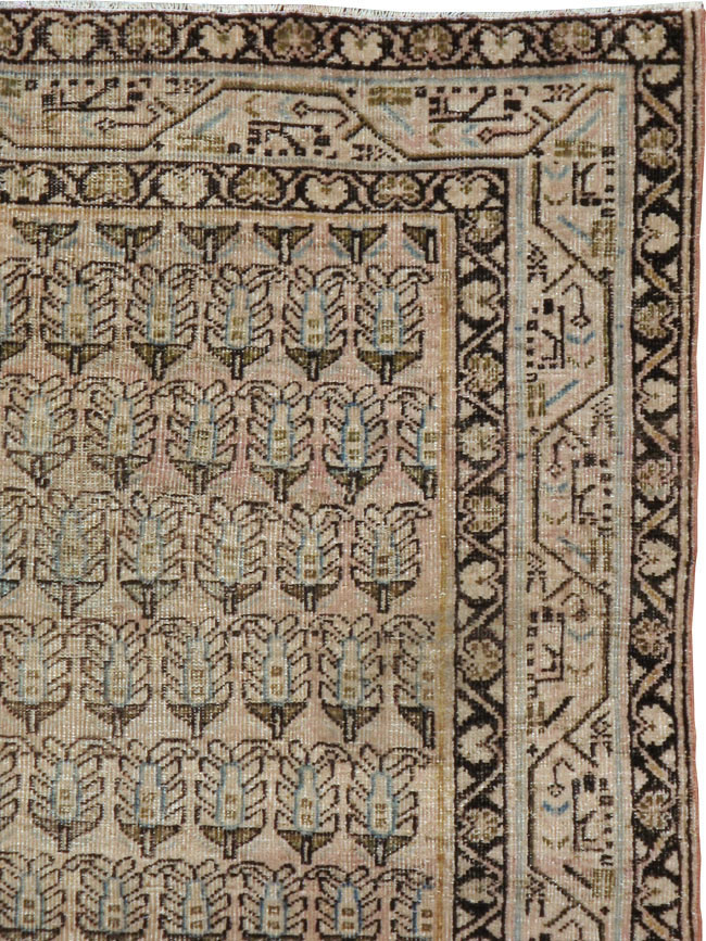 Vintage Persian Mahal Rug, No.22315 - Gsblank