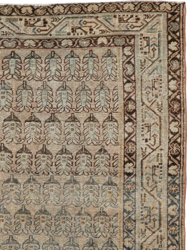 Vintage Persian Mahal Rug, No.22315 - Gsblank