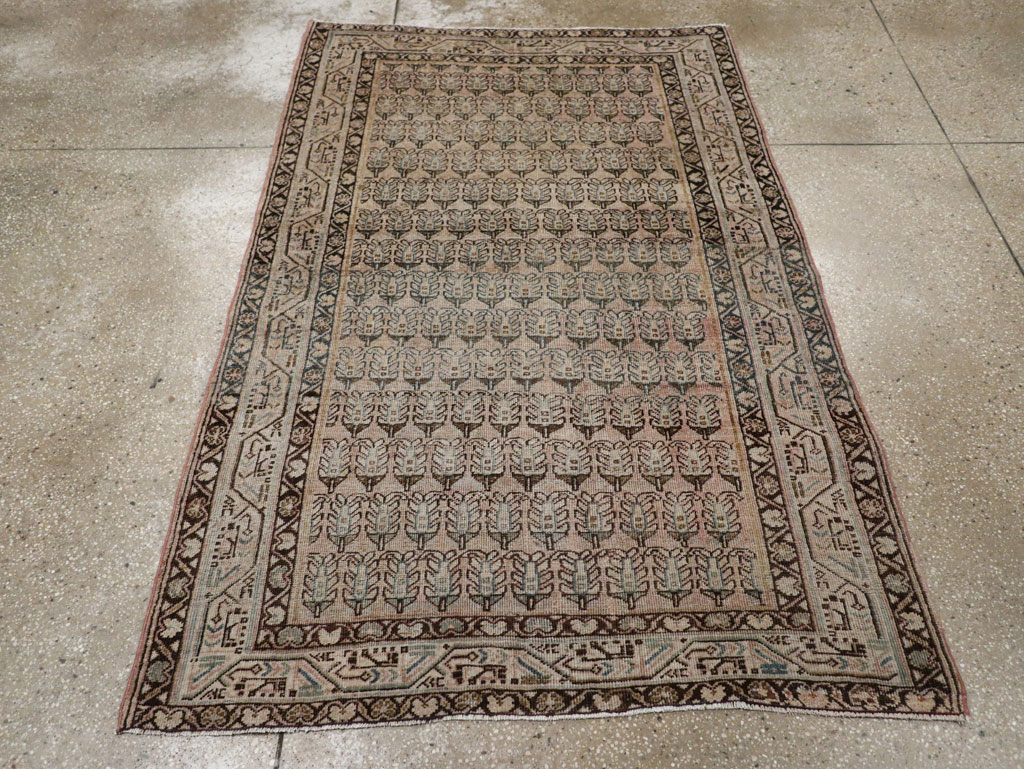 Vintage Persian Mahal Rug, No.22315 - Gsblank