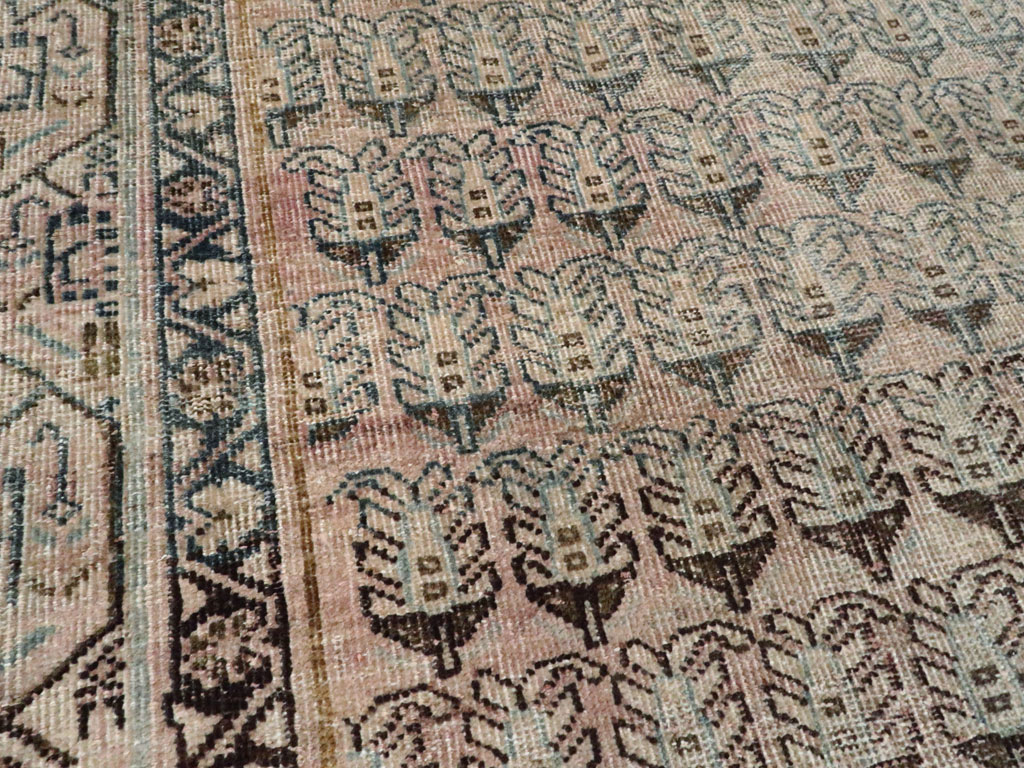 Vintage Persian Mahal Rug, No.22315 - Gsblank