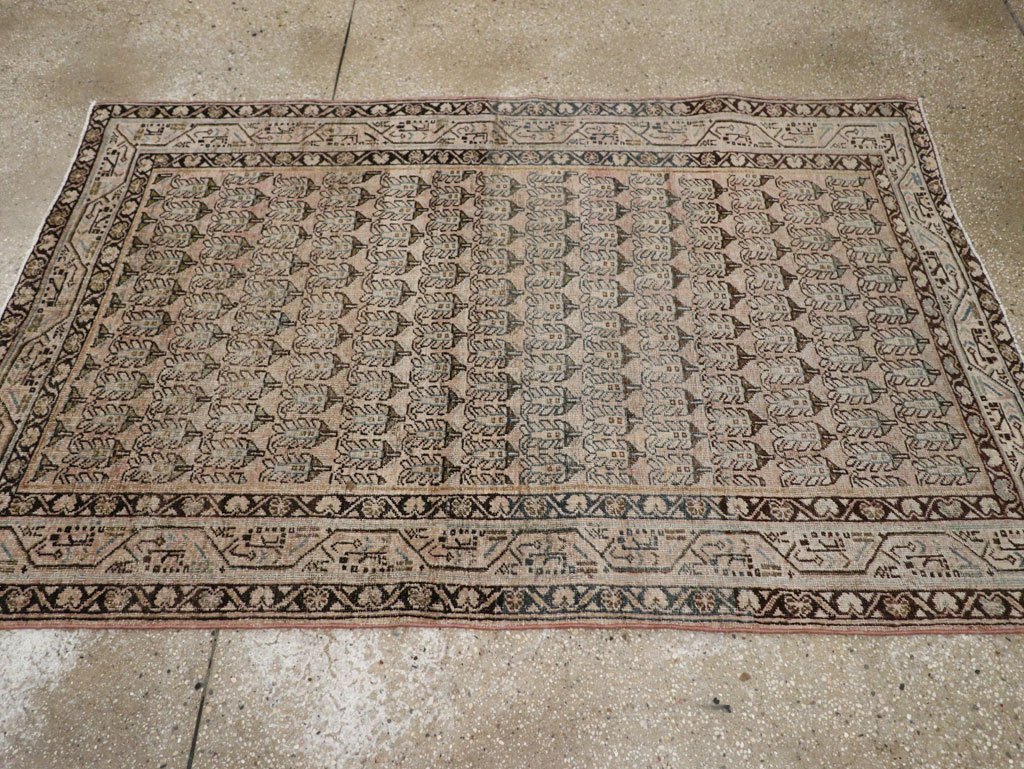 Vintage Persian Mahal Rug, No.22315 - Gsblank