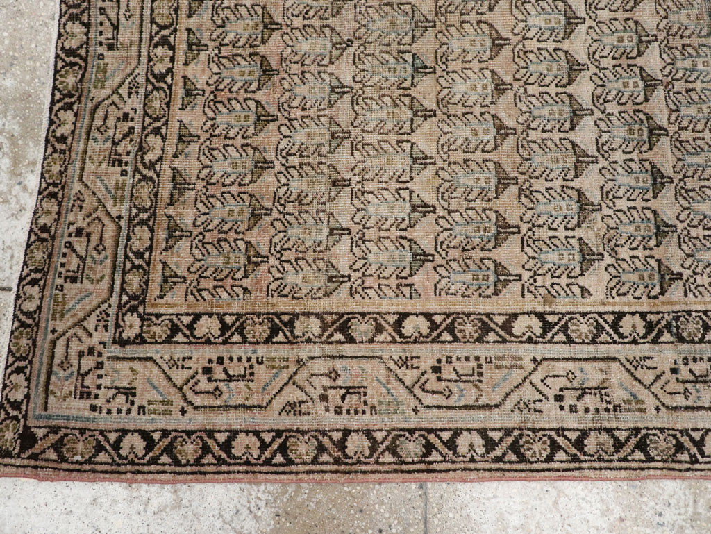 Vintage Persian Mahal Rug, No.22315 - Gsblank