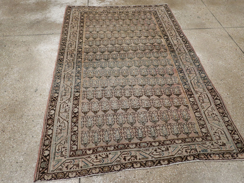 Vintage Persian Mahal Rug, No.22315 - Gsblank