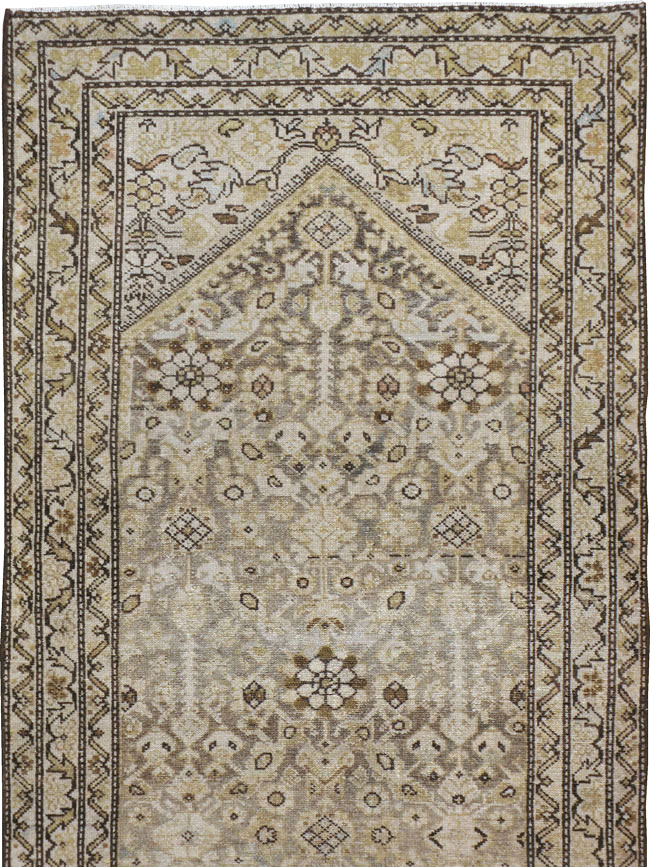 Vintage Persian Malayer Runner, No.22318 - Gsblank