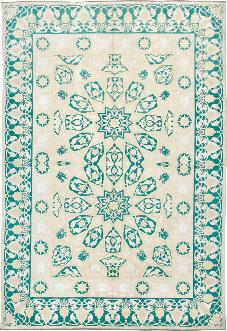 Vintage Indian Cotton Agra Carpet, No.22328 - Gsblank