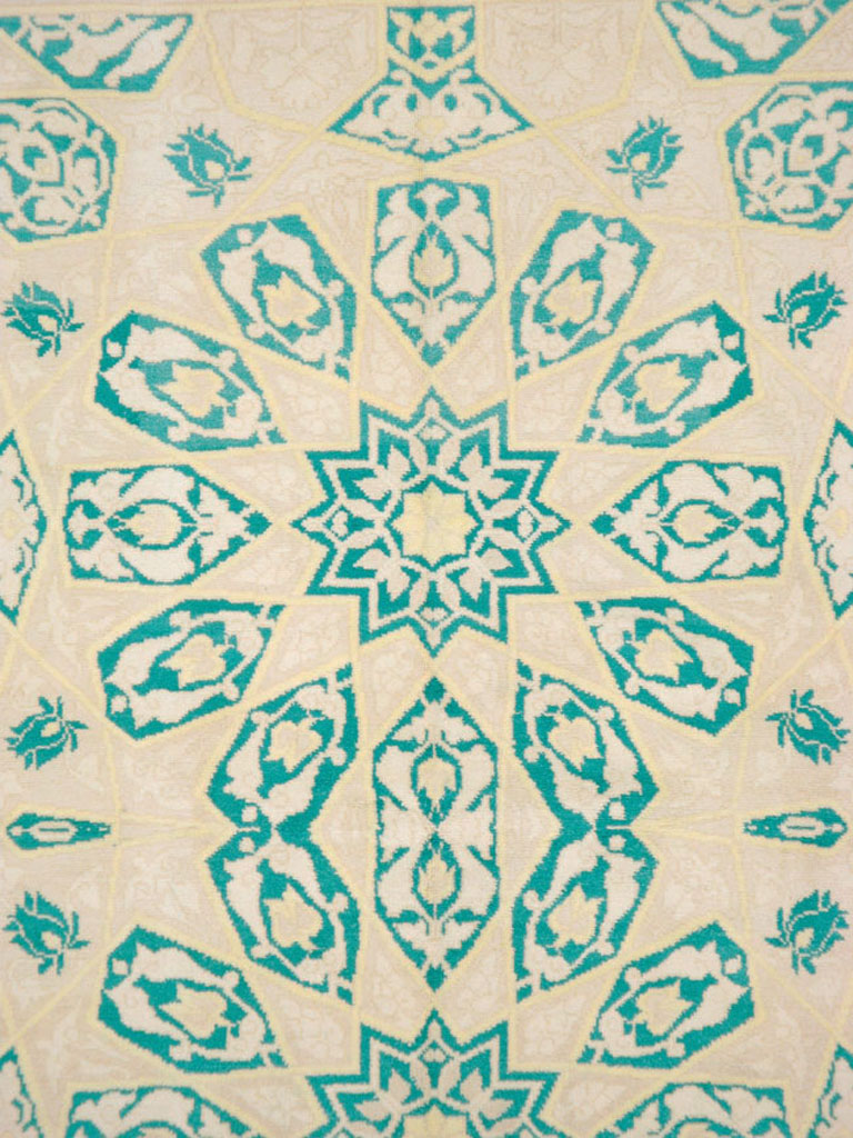 Vintage Indian Cotton Agra Carpet, No.22328 - Gsblank