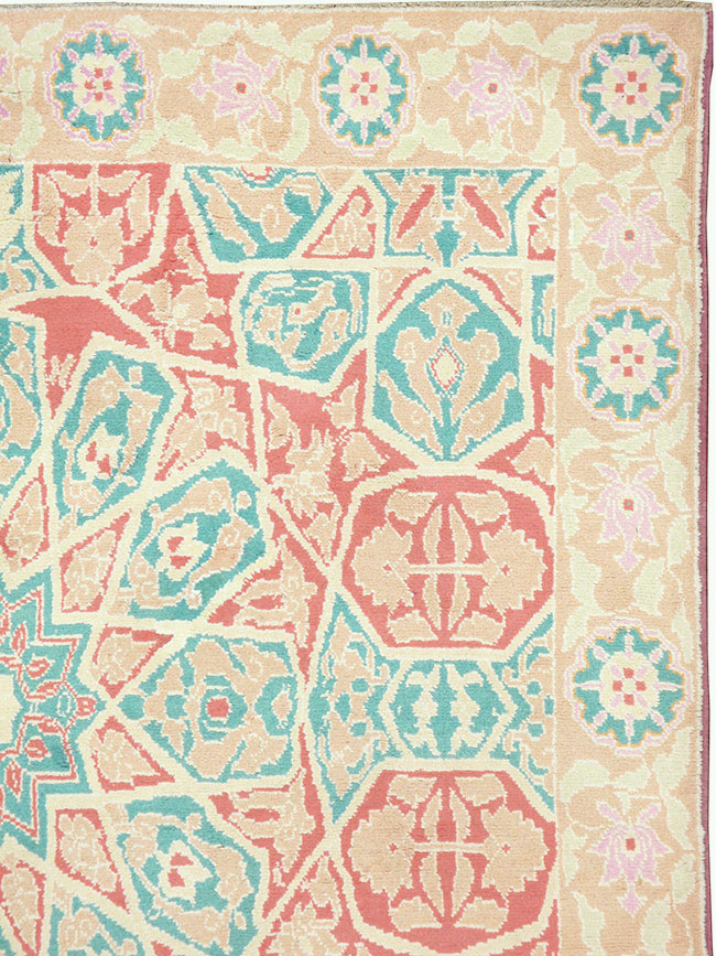 Vintage Indian Cotton Agra Rug, No.22333 - Gsblank