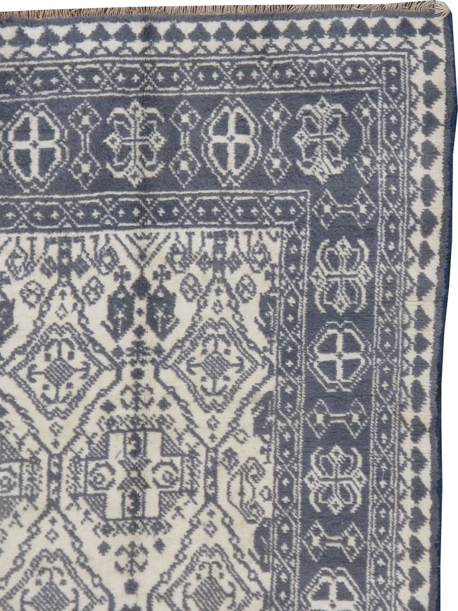 Vintage Indian Cotton Agra Rug, No.22334 - Gsblank