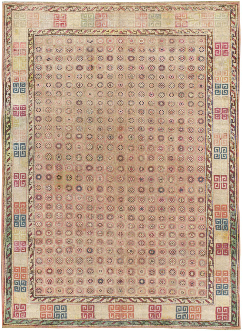 Antique Indian Agra Rug, No.22335 - Gsblank