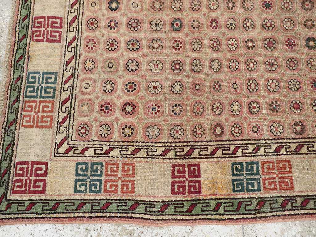Antique Indian Agra Rug, No.22335 - Gsblank