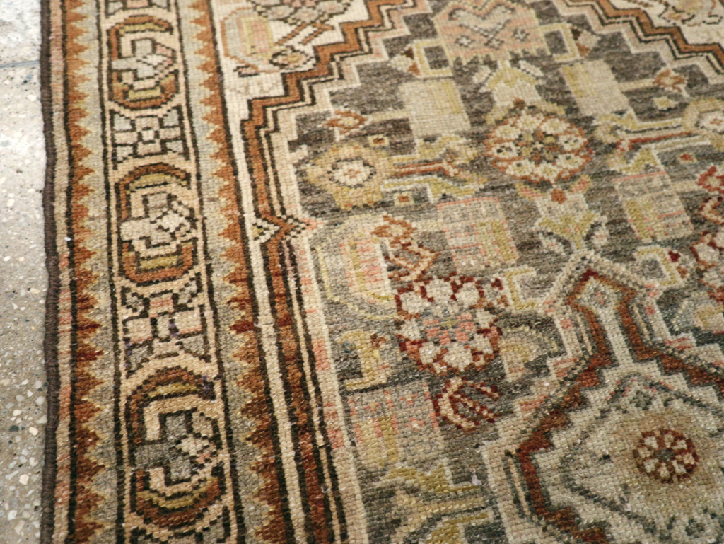 Antique Persian Malayer Throw Rug, No.22344 - Gsblank