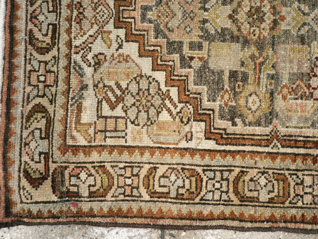 Antique Persian Malayer Throw Rug, No.22344 - Gsblank