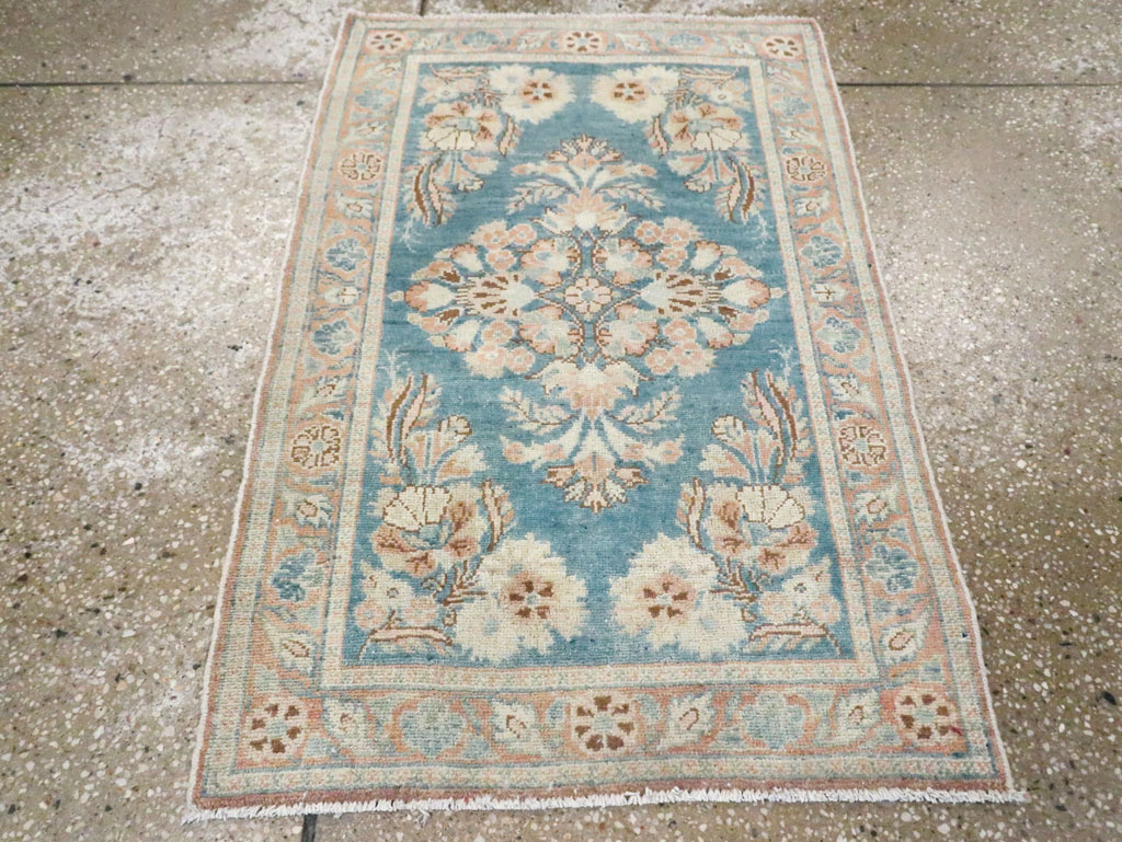 Vintage Persian Malayer Throw Rug, No.22345 - Gsblank