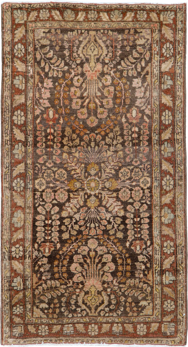 Vintage Persian Sarouk Rug, No.22346 - Gsblank