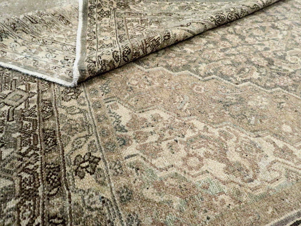 Antique Bibikabad Gallery Carpet, No.22357 - Gsblank