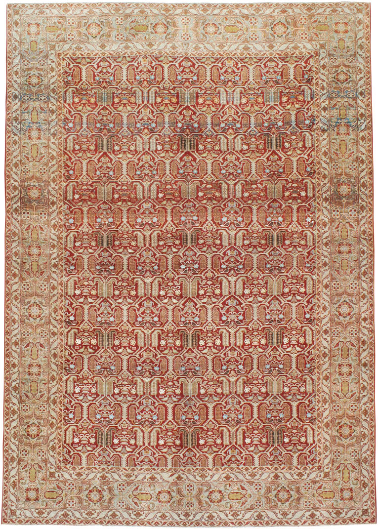 Vintage Persian Quom Carpet, No.22365 - Gsblank