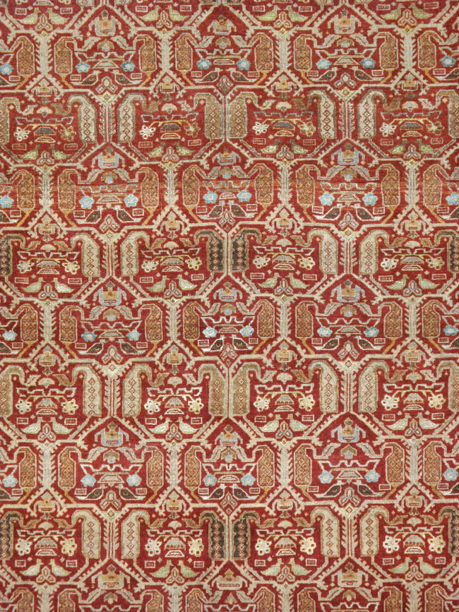 Vintage Persian Quom Carpet, No.22365 - Gsblank