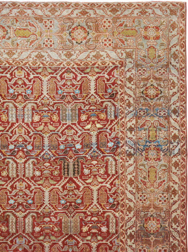 Vintage Persian Quom Carpet, No.22365 - Gsblank