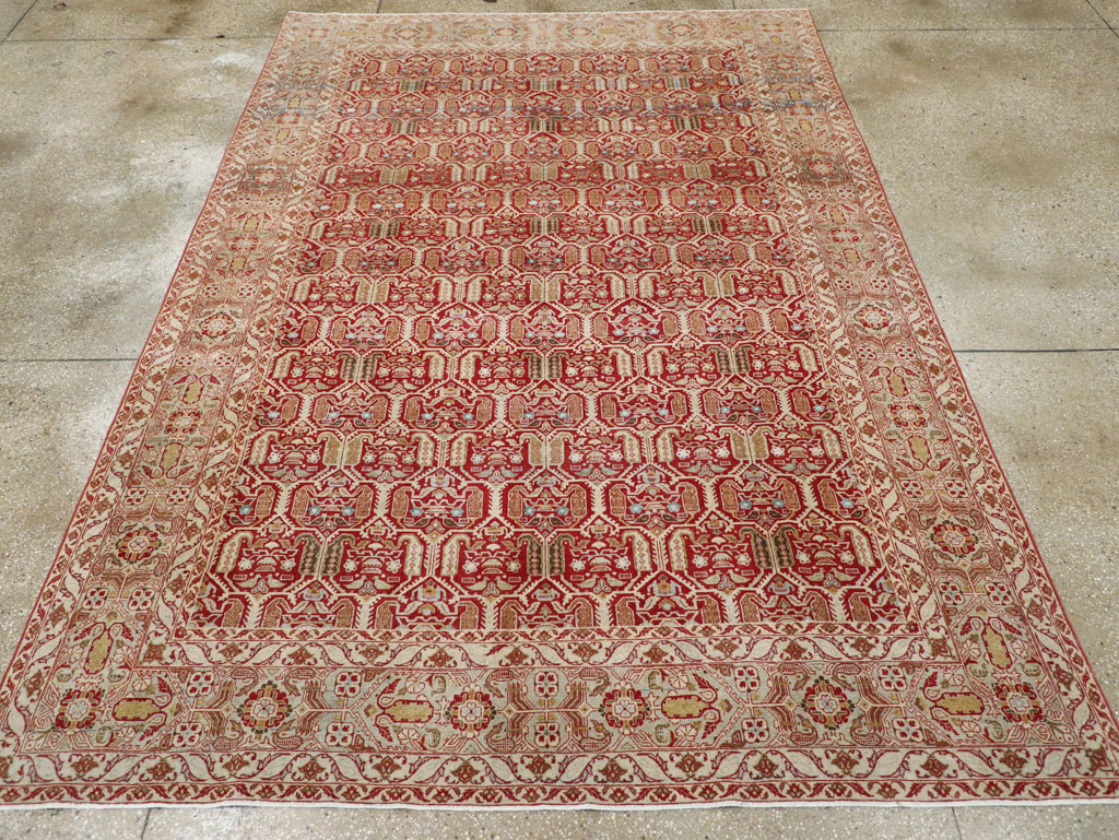 Vintage Persian Quom Carpet, No.22365 - Gsblank