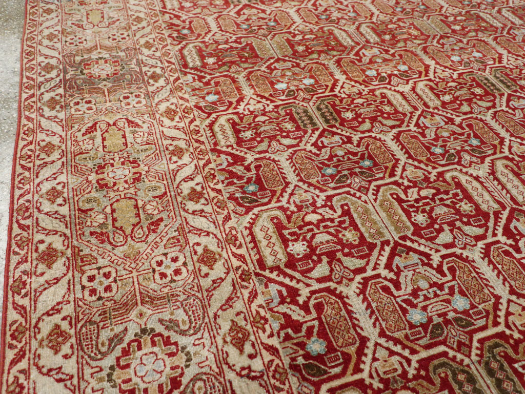 Vintage Persian Quom Carpet, No.22365 - Gsblank