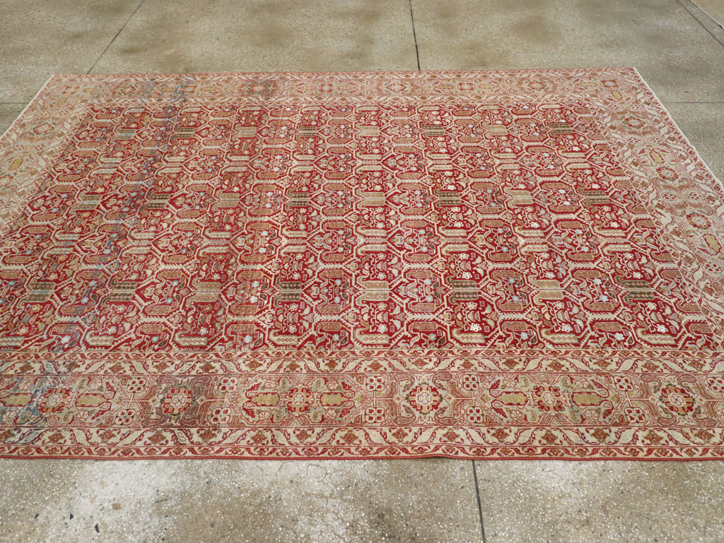 Vintage Persian Quom Carpet, No.22365 - Gsblank