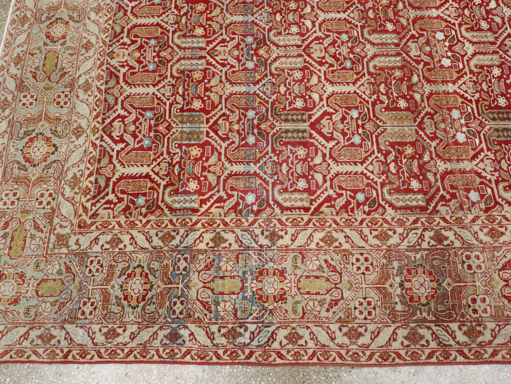 Vintage Persian Quom Carpet, No.22365 - Gsblank