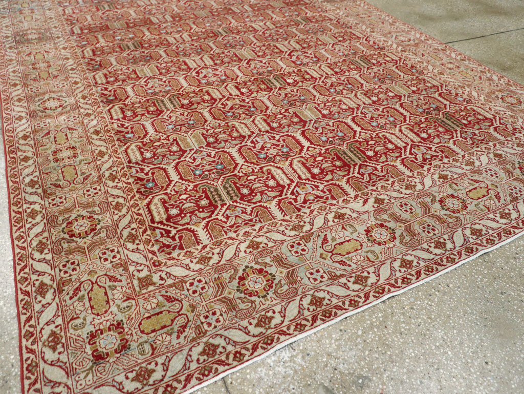 Vintage Persian Quom Carpet, No.22365 - Gsblank