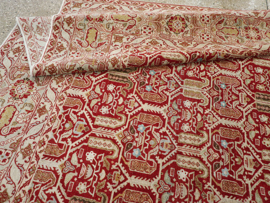 Vintage Persian Quom Carpet, No.22365 - Gsblank