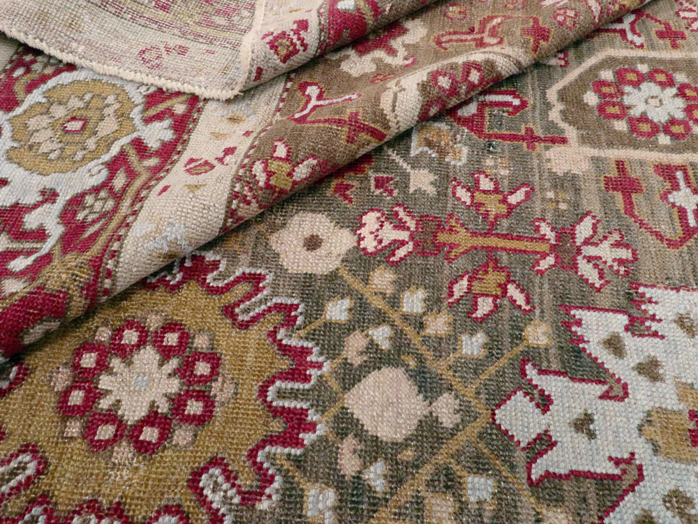 Antique Caucasian Karabagh Gallery Carpet, No.22366 - Gsblank