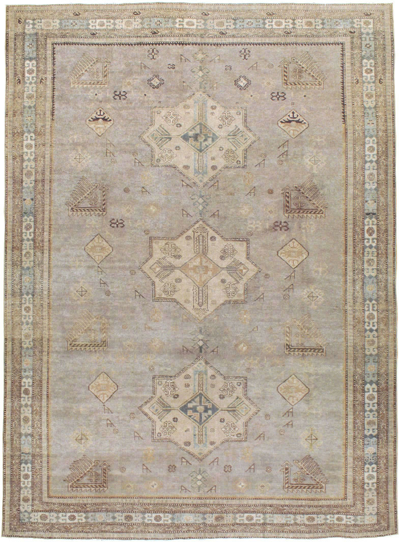 Vintage Persian Tabriz Carpet, No.22376 - Gsblank