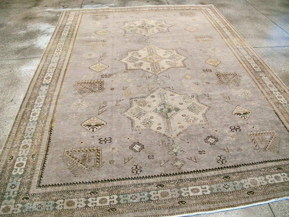 Vintage Persian Tabriz Carpet, No.22376 - Gsblank