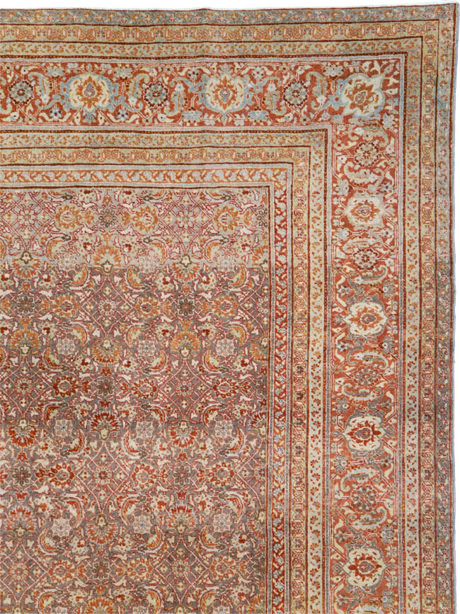Antique Persian Tabriz Carpet, No.22377 - Gsblank