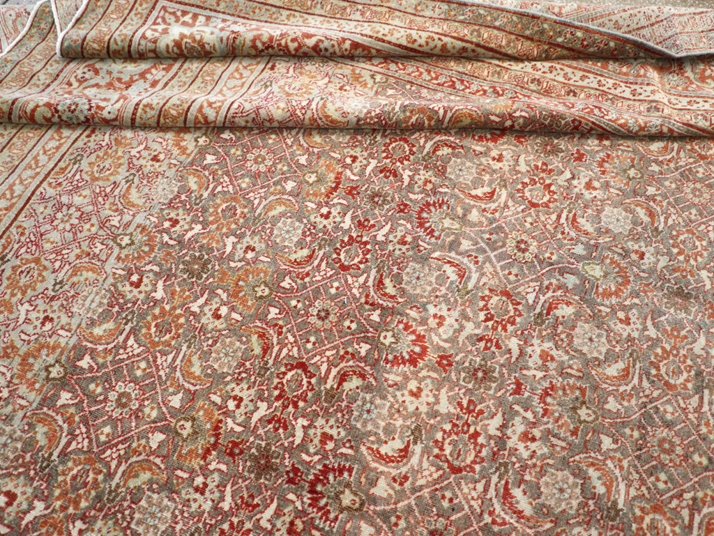 Antique Persian Tabriz Carpet, No.22377 - Gsblank