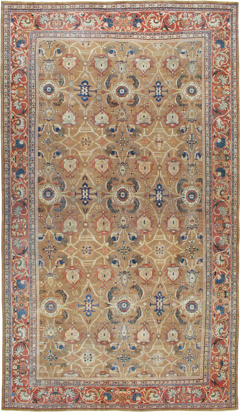 Antique Persian Mahal Carpet, No.22379 - Gsblank