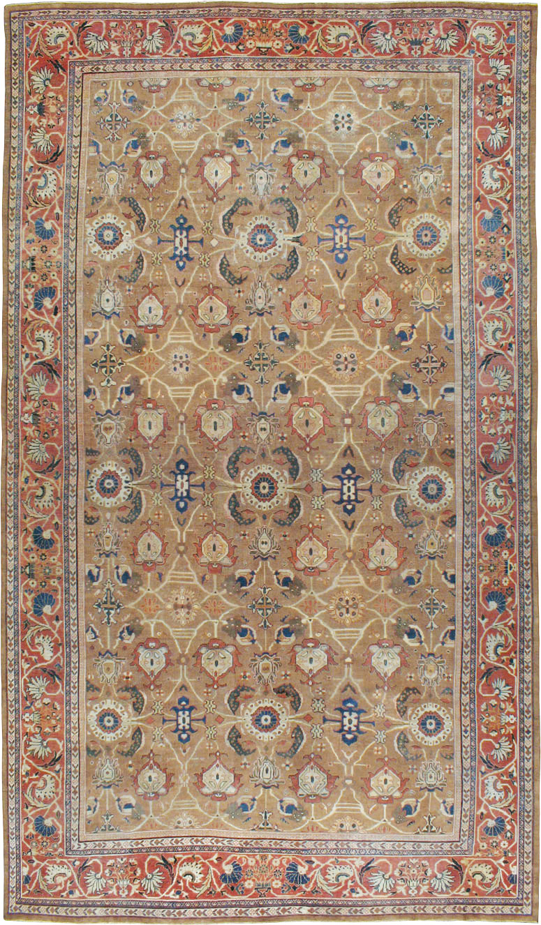 Antique Persian Mahal Carpet, No.22379 - Gsblank
