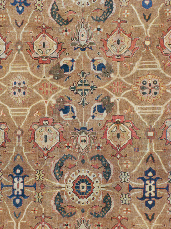 Antique Persian Mahal Carpet, No.22379 - Gsblank
