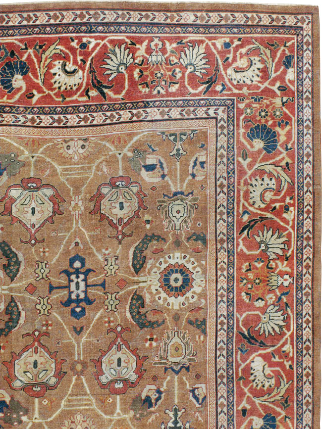 Antique Persian Mahal Carpet, No.22379 - Gsblank