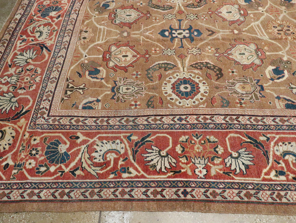 Antique Persian Mahal Carpet, No.22379 - Gsblank