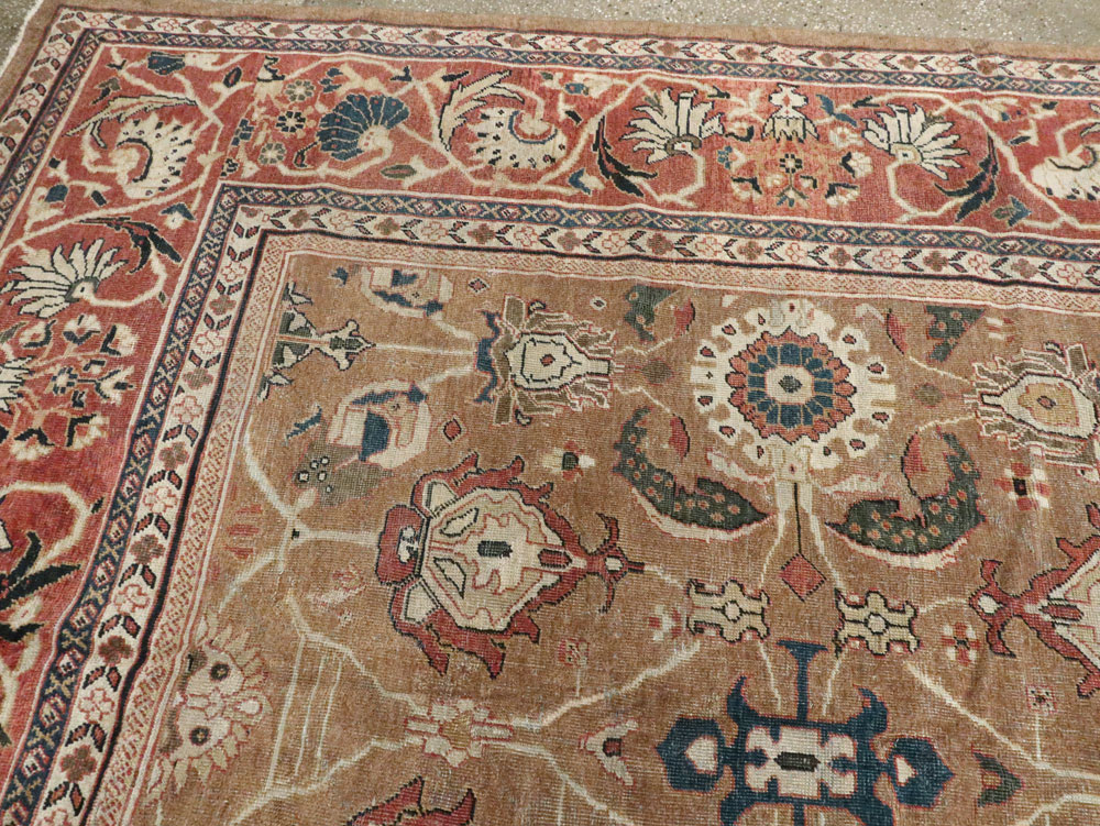 Antique Persian Mahal Carpet, No.22379 - Gsblank