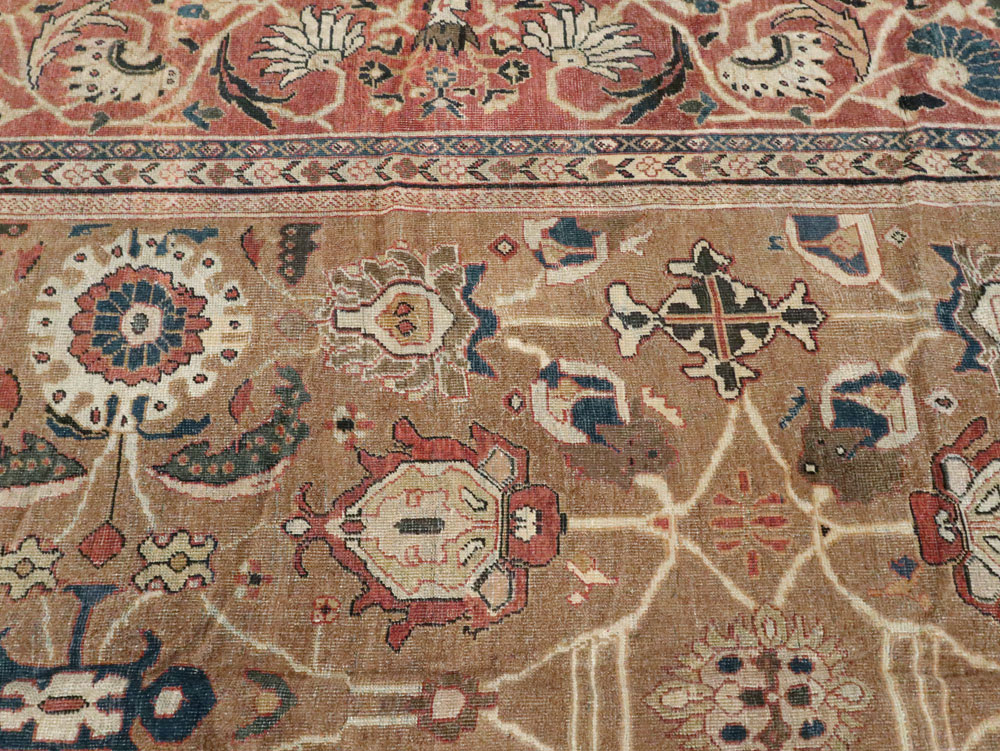 Antique Persian Mahal Carpet, No.22379 - Gsblank