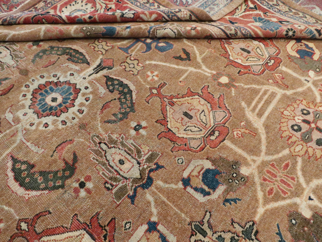 Antique Persian Mahal Carpet, No.22379 - Gsblank