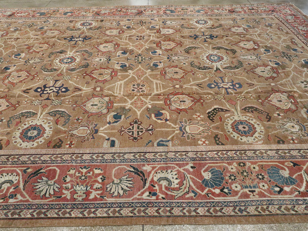Antique Persian Mahal Carpet, No.22379 - Gsblank