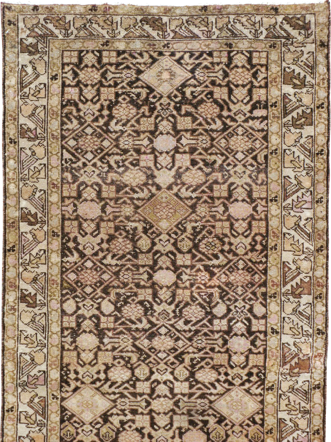 Vintage Persian Malayer Runner, No.22391 - Gsblank