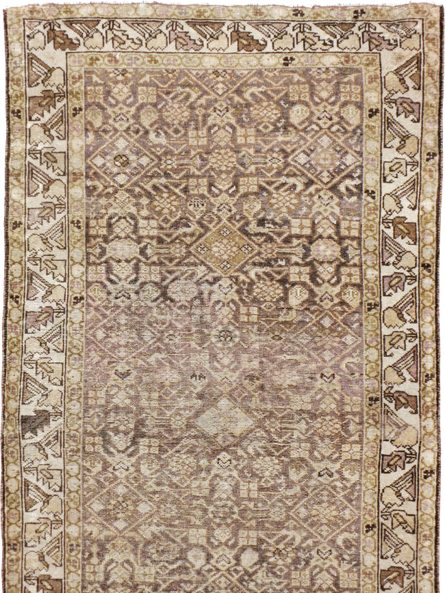 Vintage Persian Malayer Runner, No.22391 - Gsblank