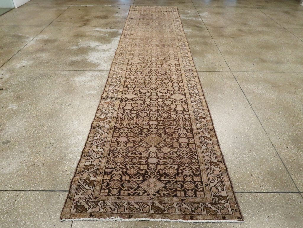 Vintage Persian Malayer Runner, No.22391 - Gsblank